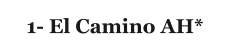 1- El Camino AH*